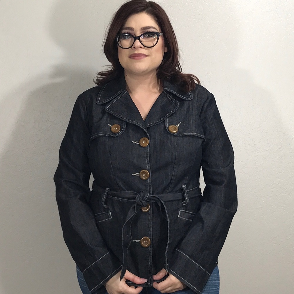 Denim Baccini Trench Jacket